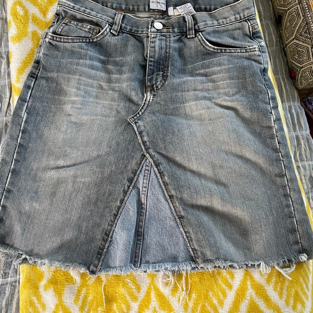 Calvin Klein Vintage Jean Skirt Size 9